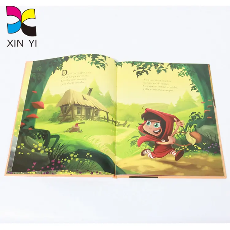 Custom attività children fairy tales inglese di apprendimento racconto per bambini libro