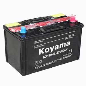 Batteria di accumulo per auto 12V 80ah caricata a secco 95 d31l Nx120-7L - Product Image 1