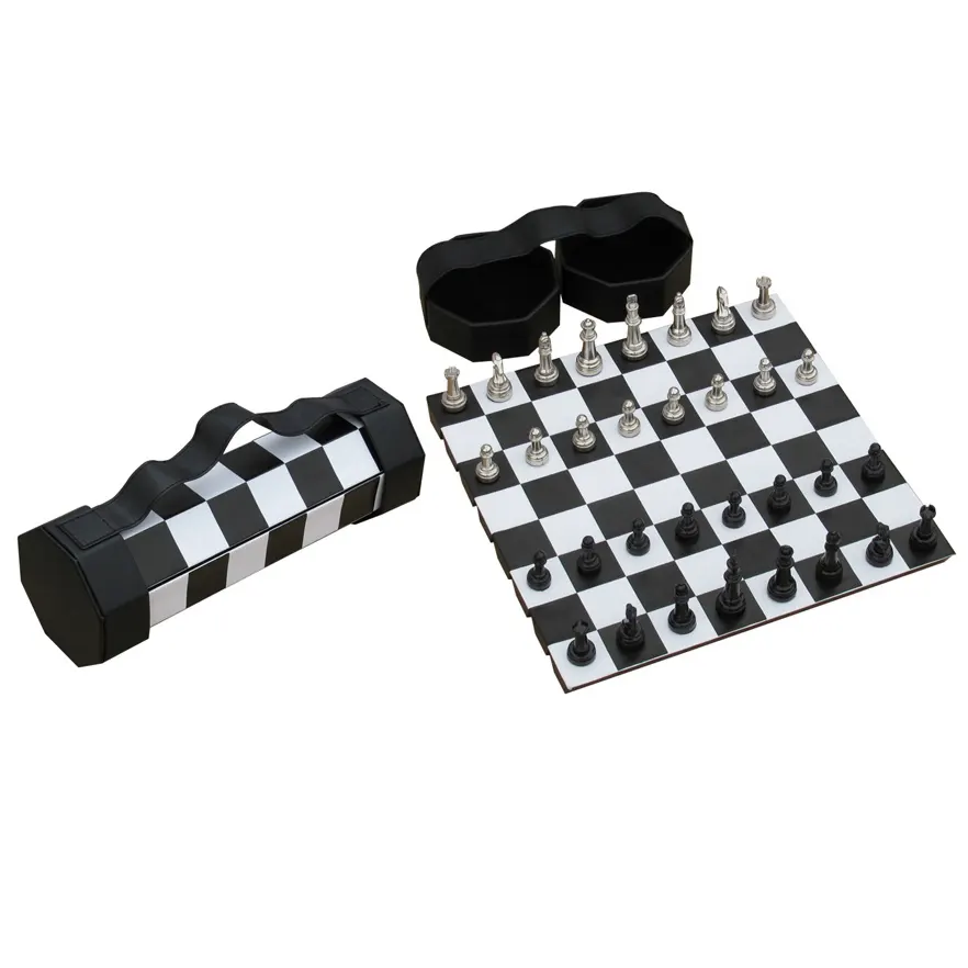 מכירה לוהטת תיבת סגנון חיצוני פלסטיק שחמט סט למכירה פלסטיק שחמט