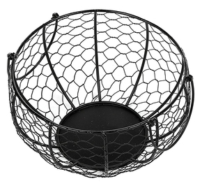 3-Pack Metal Craft Wire Mesh Fruit Bread <strong>Eggs</strong> Holder Storage Container <strong>Basket</strong> - Product Image 2