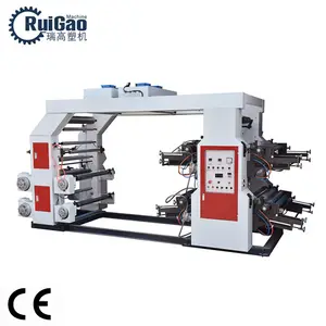 High speed digital 4 color flexo printers