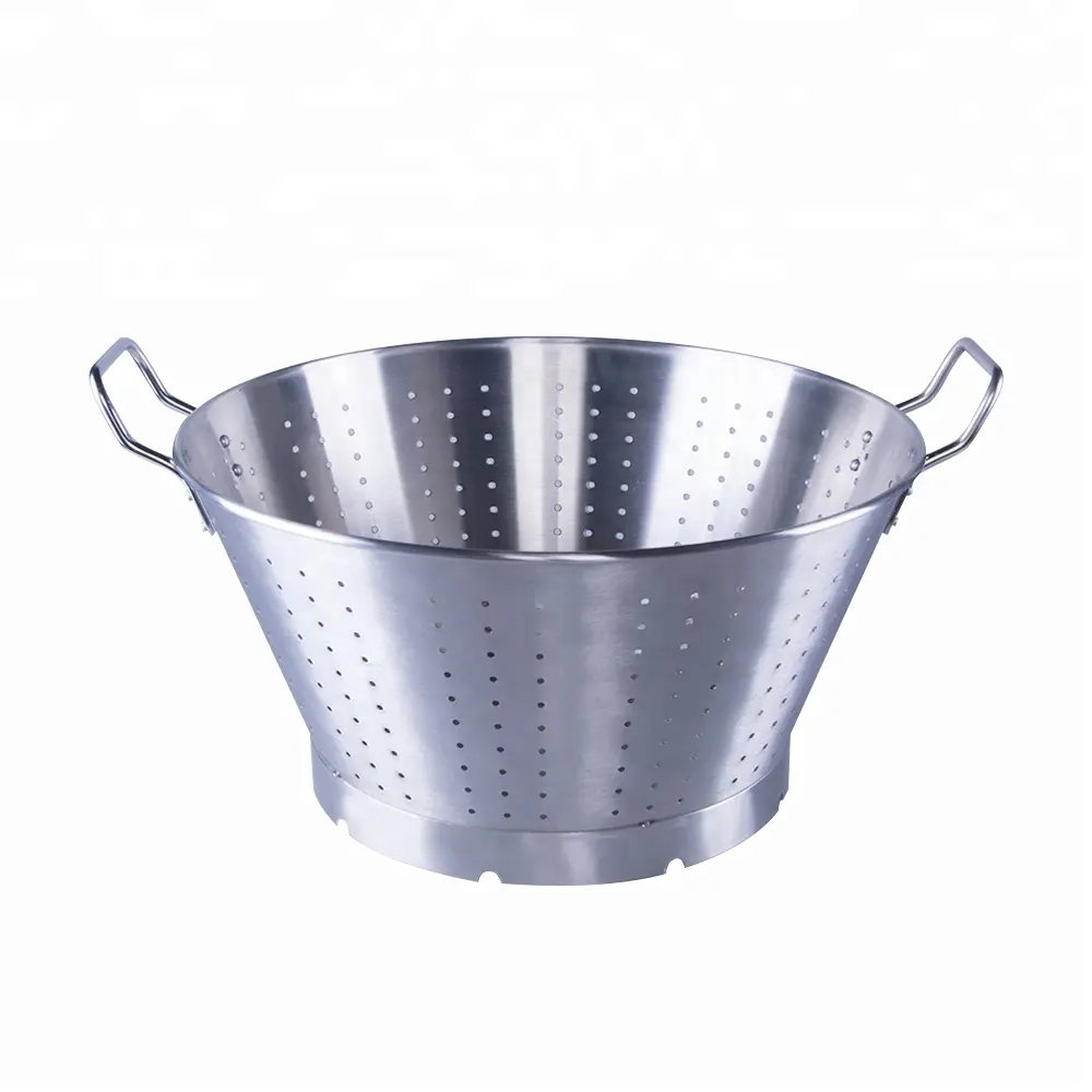 Stainless steel commercial hotel utensil vegetable strainer