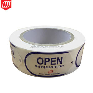 Étiquettes/autocollants imperméables refermables/adhésifs pour mouchoirs de poche ou serviettes ou <span class=keywords><strong>lingettes</strong></span> humides - Product Image 3