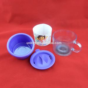 Tazza da disegno per bambini da scuola per bambini da 8 once carina con inserti in carta per pittura Mini-viola - Product Image 3
