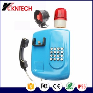 公衆電話サービス 固定電話 SIMカード付き kntechKNZD-04 ホットライン産業用電話 防水 銀行電話 - Product Image 2