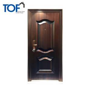 Cobre color profundo diseño indio casas Kerala diseños <span class=keywords><strong>de</strong></span> las puertas delanteras - Product Image 1