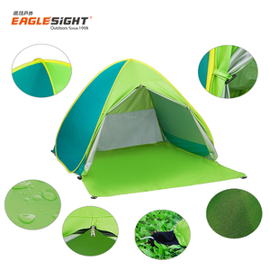Abri solaire automatique économique, tente de plage extérieure <span class=keywords><strong>Pop</strong></span>-Up, personnalisation OEM ODM, ouverture rapide, tente de Camping de plage - Product Image 3