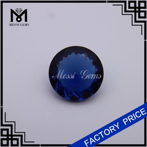ingrosso <span class=keywords><strong>blu</strong></span> <span class=keywords><strong>e</strong></span> <span class=keywords><strong>verde</strong></span> taglio rotondo di vetro di pietra - Product Image 2