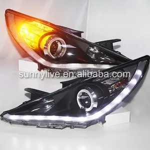 Per Hyundai Sonata YF Sonata I45 Angelo Occhi testa della lampada A LED 2009-2014 anno V1 Tipo LD