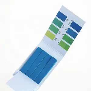 80 Strips PH Acid Range 3.8-5.4 PH紙Water Litmus Alkaline Paper Indicating Test Kit