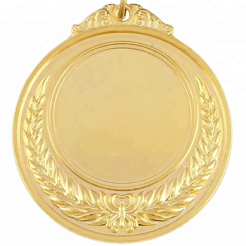 China Manufacturer Cheap Custom Blank Gold Silver Copper Plated Metal Sports Award Medal