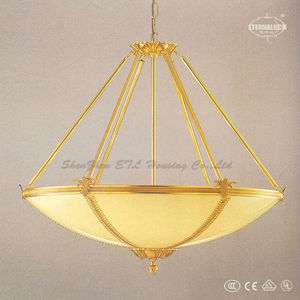 gran hotel tradicional de alabastro interior lámparas colgante en oro de acabado para el japón etl87206 - Product Image 1