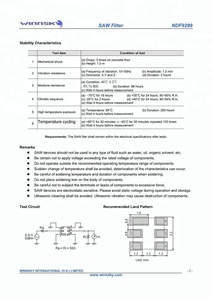 Manufacturer WINNSKY sales 902.5 mhz low loss SMD bandpass Saw filters for GSM - Product Image 5
