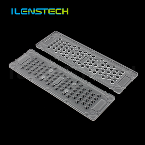 Optique de rue led 2x6, lentille lumineuse à 60 degrés