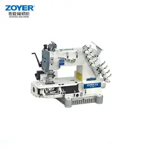ZY-008-04085P 4 agujas calibre 1/3 pulgadas cilindro cama multi-aguja cadeneta doble lazo máquina de coser industrial