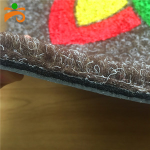 Imprimé polyester nature en caoutchouc porte tapis en plein air anti-slip tapis de sol - Product Image 3