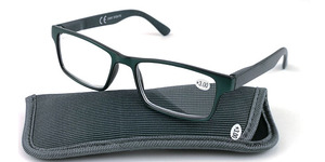 <span class=keywords><strong>Lunettes</strong></span> <span class=keywords><strong>de</strong></span> <span class=keywords><strong>lecture</strong></span> pour hommes en plastique bon marché personnalisées avec étui - Product Image 3