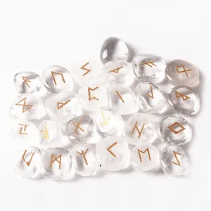 2023 Cheap Natural <strong>Crystal</strong> <strong>Chakra</strong> Stone Symbols <strong>Set</strong> for Wicca - Product Image 1