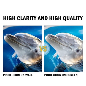 Kapalı Açık film ekranı 100 inç Taşınabilir Projektör Screen16: 9 Katlanabilir PVC HD 4 K Tasarımı ile Asılı Delik - Product Image 5