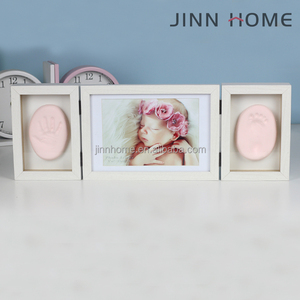 Cornice in legno per impronta a mano del neonato - Product Image 5