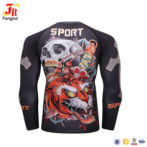 Wholesale Men's Apparel Muscle Slim Fit Long Sleeve Quick Dry <strong>Compression</strong> <strong>Shirt</strong> - Product Image 4