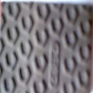 Dayanıklı doğal krep çizme taban/ayakkabı taban kauçuk levha Reed Mat desen - Product Image 3