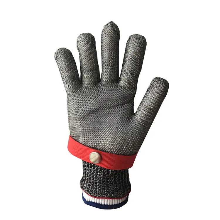 Guantes De Malla De Cadena Carnicero Luvas De Malha De Aco Edelstahl draht handschuh Schnitt beständige Metzgers tahl draht handschuhe