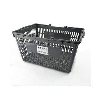 25L Cestino di Immagazzinaggio RH-BPH25-2 Supermercato Cestino di <span class=keywords><strong>Plastica</strong></span> - Product Image 1