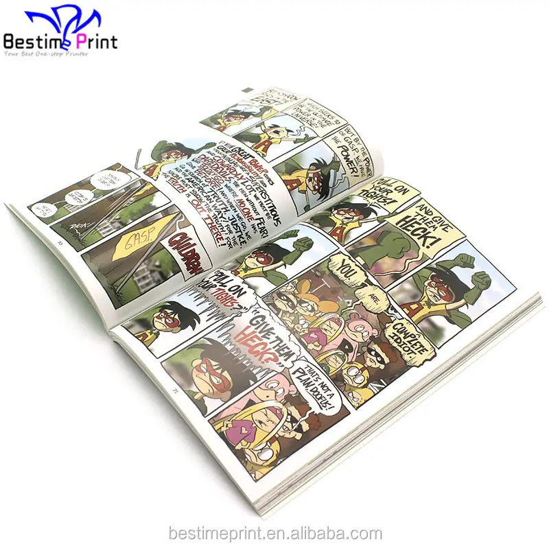 चीन निर्माता हास्य पुस्तक dropshipping रंग अंग्रेजी वयस्क मुद्रण सेवा चीनी के साथ सबसे अच्छी गुणवत्ता और कम कीमत