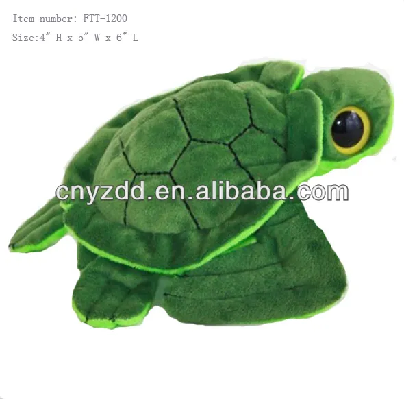 Big Eyes Turtle/ Green Turtle Fridge Magnet/Plush Turtle Charles