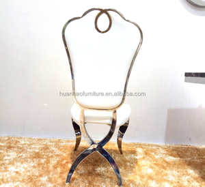 Moderna royal usato di alta posteriore del metallo cornice di nozze tavoli e sedie Y840 - Product Image 4