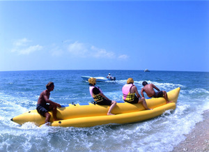 Loco pvc banana <span class=keywords><strong>boat</strong></span> en venta, plátano grande inflables, uesd de plátano inflable flotador de la piscina - Product Image 2