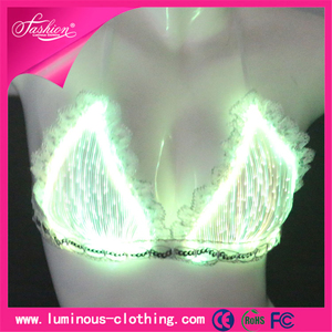 Luz de fibra óptica 2015 <span class=keywords><strong>playboy</strong></span> sexy para mujer de la ropa interior de la muchacha trajes del partido - Product Image 1