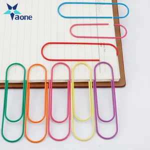 Customized Cheap Colorful 100mm Oversized Jumbo Giant Paper Clips For Bookmarks Bulk