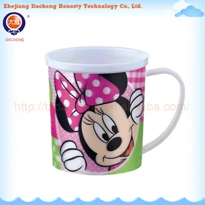 Guaranteed Quality Unique Design 3D Food Grade PP Kids Plastic Tea Cups Plastic Drinking Cup