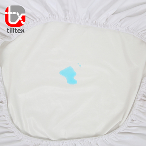 Blanco bebé equipada <span class=keywords><strong>cuna</strong></span> hoja de 100% algodón <span class=keywords><strong>cuna</strong></span> para bebé a prueba de agua de - Product Image 5