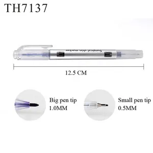 Hot Selling Makeup Accessories Double Head Non-toxic Sterile Grade Material Body Skin Measuring Marker Pen For Beauty Salon
