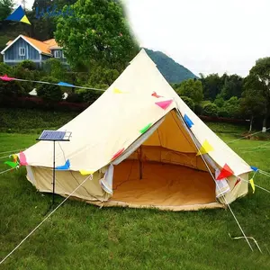 Dia 6M Circus China Luxe Tent Camping Apparatuur Tuinhuisje 2 Deur Bell Tent Canvas Waterdicht