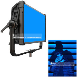 300w RVB <span class=keywords><strong>LED</strong></span> Film Vidéo Lampe Panneau couleur Noire AI-3000C Yidoblo vidéo rvb a mené la lumière avec le barndoor/sac de transport - Product Image 2