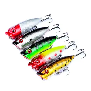 7.3センチメートル/11グラムHot Selling Classics Popper Fishing Lure With 2 Hooks、Artificial Fishing Bait