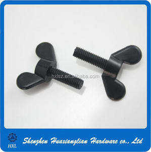 <span class=keywords><strong>Tornillo</strong></span> de <span class=keywords><strong>Mariposa</strong></span> de Nailon Plástico Blanco y Negro de Alta Calidad - Product Image 5