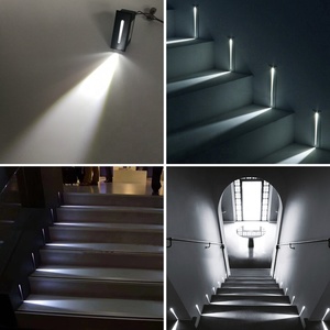 Modernes eingebettetes Led-Treppenlicht Rechteck AC85-265V Indoor Led-Wand-Sparlicht Treppen Schritt Treppenflur Flur-Treppenlampe - Product Image 2