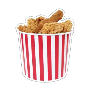 Food Grade Paper Greaseproof Paper Fried Chicken KFC Bucket/Boxes