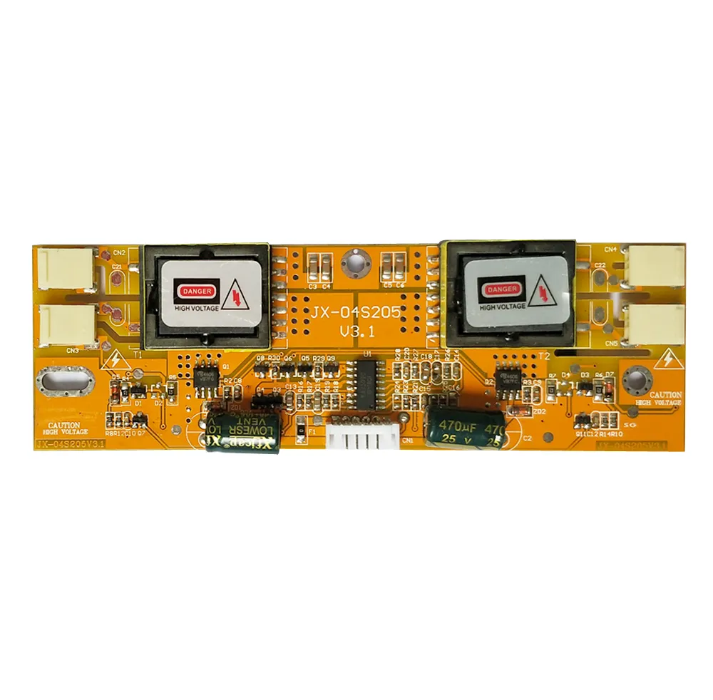 China leverancier 10 V-28 V universele lcd tv backlight inverter board met CCFL 4 Lampen