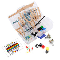 Pack de composants électroniques avec résistances, led, interrupteur, potentiomètre, kit de bricolage pour Arduino MEGA2560, Raspberry Pi