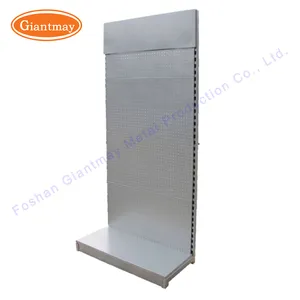 Voor Retail Custom Geperforeerde Plaat Vloer Boord Metalen Display Stand