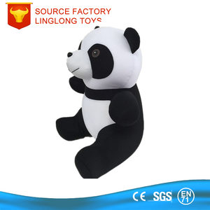 만화 입자 볼스터 라이크라 팬더 곰 U 자형 베개 장난감 2 in 1 입자 변형 베개 - Product Image 6