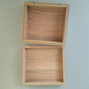 <span class=keywords><strong>Contenitore</strong></span> di cedro da tavolo angoli arrotondati in legno scrigno scatola di quercia con chiusura magnetica regalo per la memoria, scheda, uomo sigaro - Product Image 2