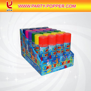 India best selling cheap party decorations online reusable compressed air can Pink coils bulk - Product Image 1