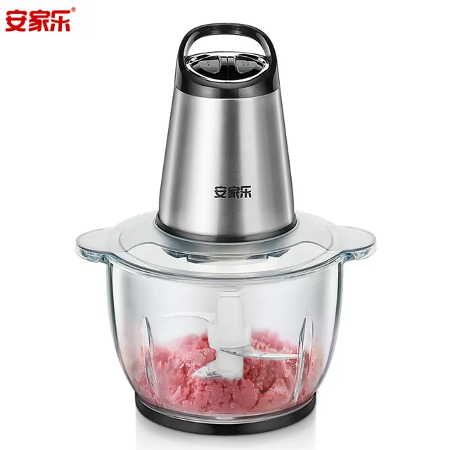 2019 hot sell easy using mini stainless steel food processor electric meat vegetable chopper